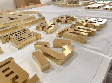 范县拉丝不锈钢字的特点。